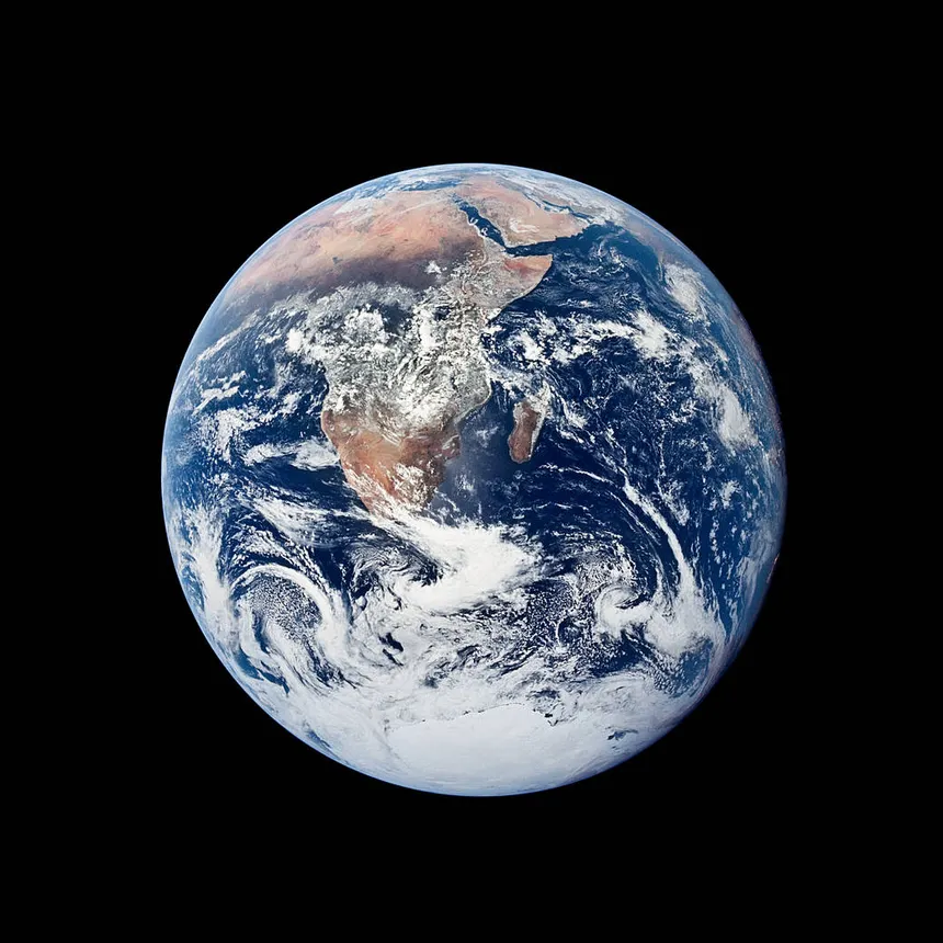 Photo Blue Marble, Apollo 17, 1972