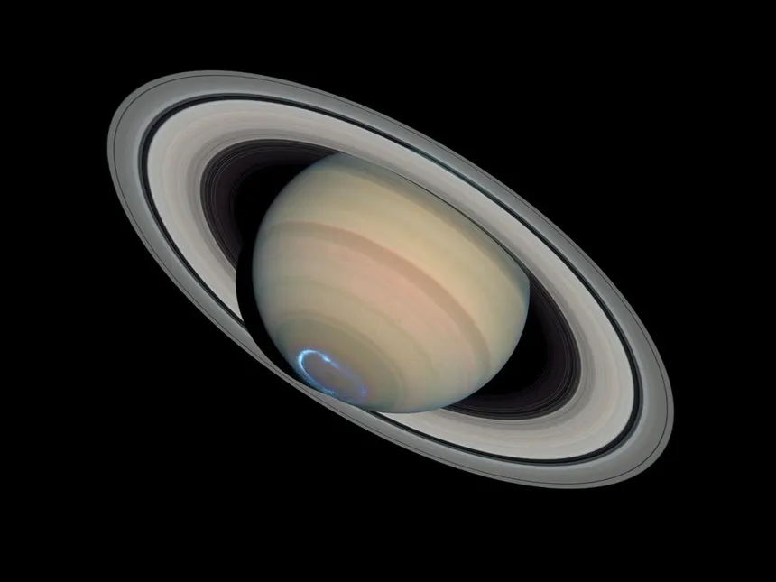 Saturne et ses anneaux, sonde Cassini